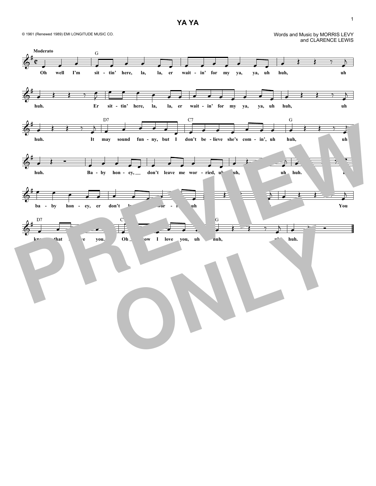 Produktbild zu: Ya Ya