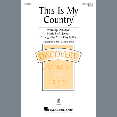 cover: This Is My Country (arr. Cristi Cary Miller), Al Jacobs, Chor