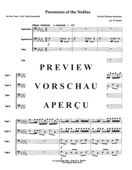 gallery: Procession of the Nobles , , (Tuba Quartett EETT)