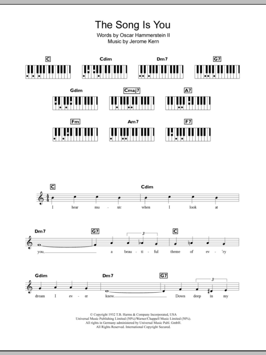 Produktbild zu: The Song Is You