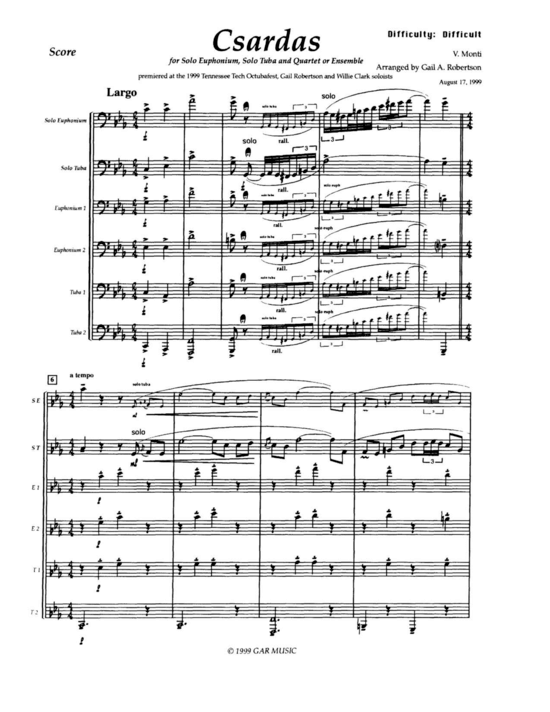 Produktbild zu: Csardas Vittorio Monti