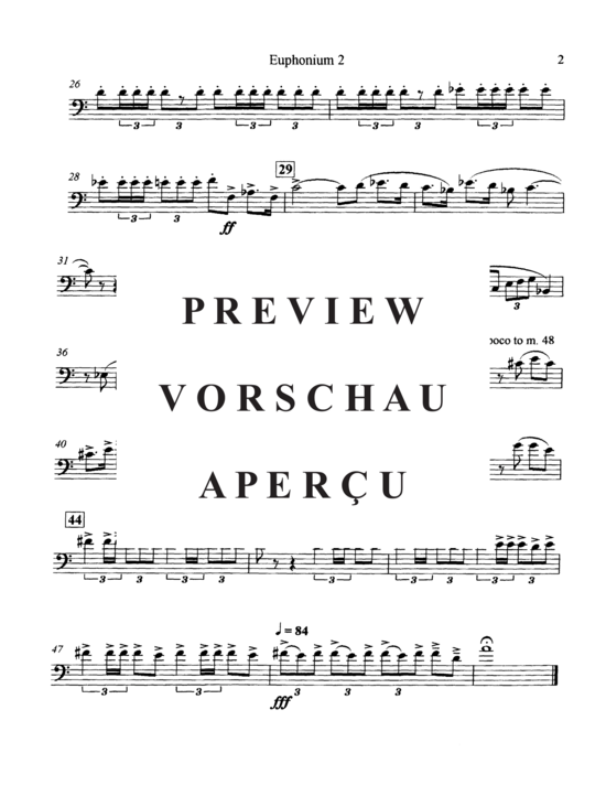 Produktgalerie: Seite 17 von 21 Solemn and Heroic Processional , , (Tuba Ensemble EEEETTTT + opt. Percussion)