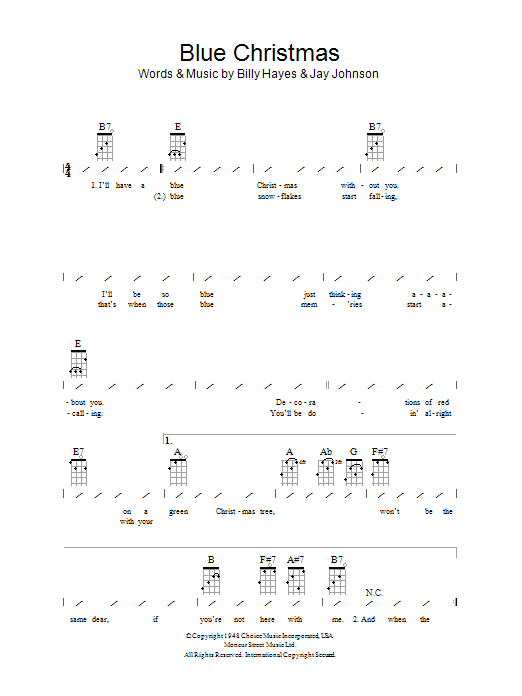 Product gallery: Page 1 of 1 Blue Christmas, Elvis Presley