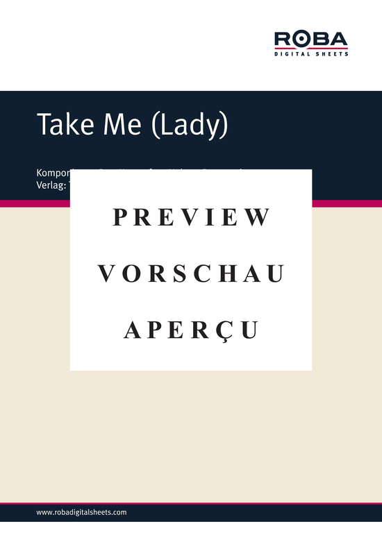 Product gallery: Page 2 of 3 Take Me (Lady) , Kaempfert, Bert, (piano and vocals)