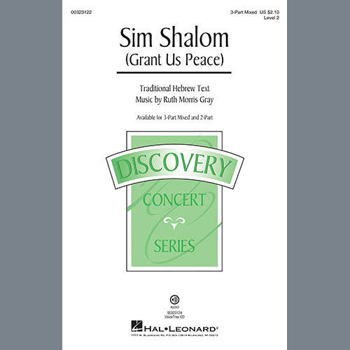 cover: Sim Shalom (Grant Us Peace), Ruth Morris Gray