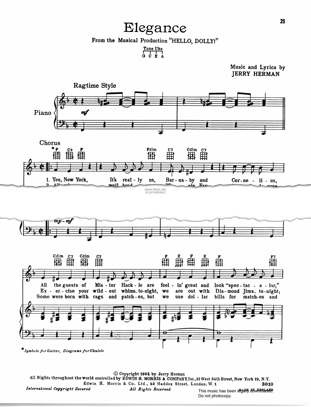 gallery: Elegance (from 'Hello, Dolly!'), Jerry Herman