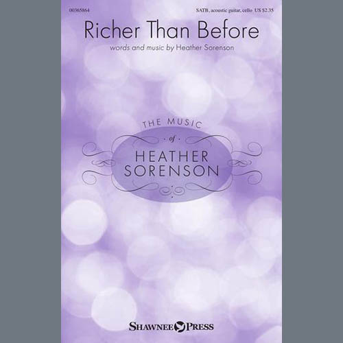 cover: Richer Than Before, Heather Sorenson