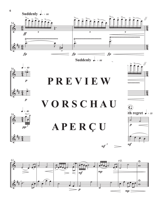 Product gallery: Page 8 of 14 In a Landscape , , (Woodwind duet for flute + clarinet in Bb)