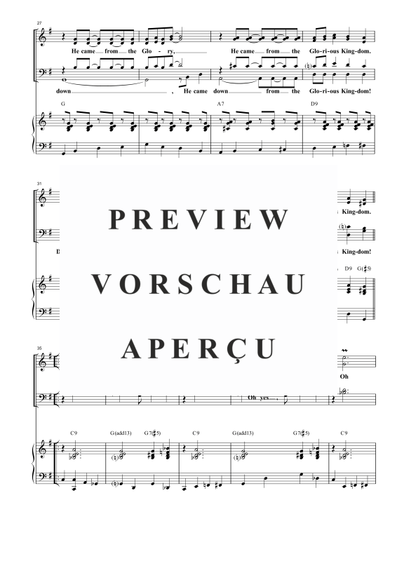 Produktgalerie: Seite 9 von 11 Glorious Kingdom, , Gemischter Chor und Klavier