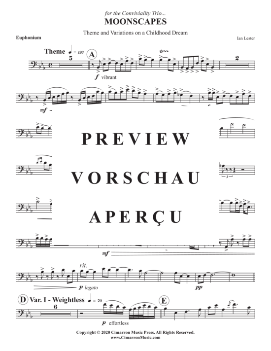 Product gallery: Page 19 of 21 Moonscapes , , (euphonium, tuba + piano)