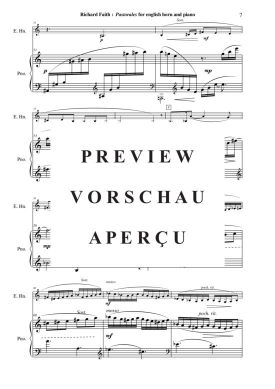 Produktgalerie: Seite 8 von 21 Pastorales , , (Englischhorn + Klavier)