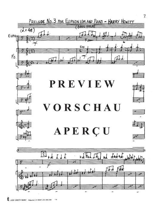 Product gallery: Page 9 of 21 6 Preludes , , (euphonium + piano)