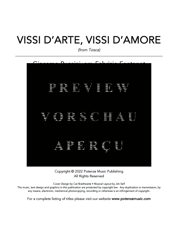 Produktgalerie: Seite 3 von 9 Vissi d´arte, vissi d´amore, , (Horn in F und Klavier)