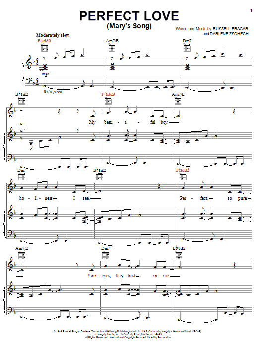 Produktbild zu: Perfect Love (Mary's Song)