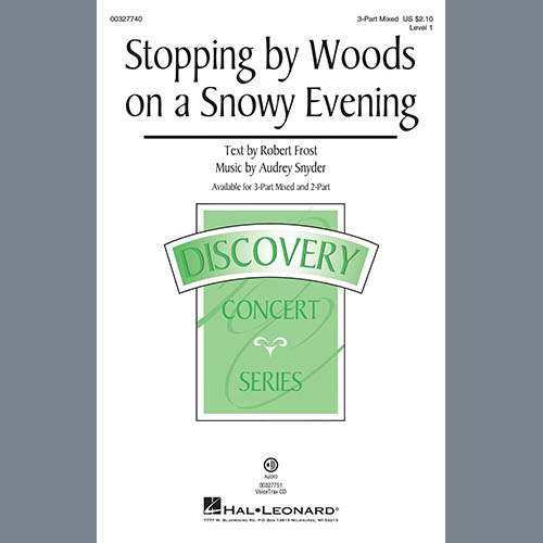 cover: Stopping By Woods On A Snowy Evening, Audrey Snyder, Chor