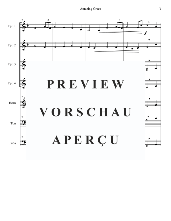 Produktgalerie: Seite 5 von 11 Amazing Grace, , Blechbläserensemble