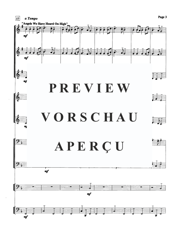 Produktgalerie: Seite 6 von 11 Of Angels, Kings and Clear, Silent Night, , Blechbläserensemble