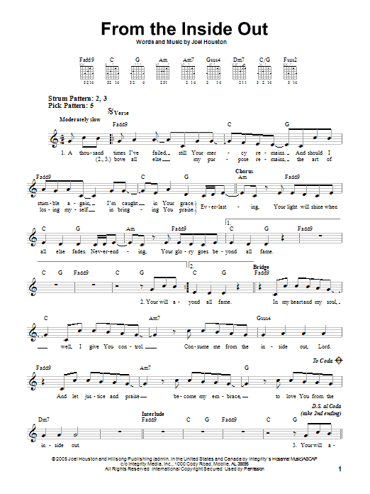 Product gallery: Page 1 of 1 From The Inside Out, Hillsong United