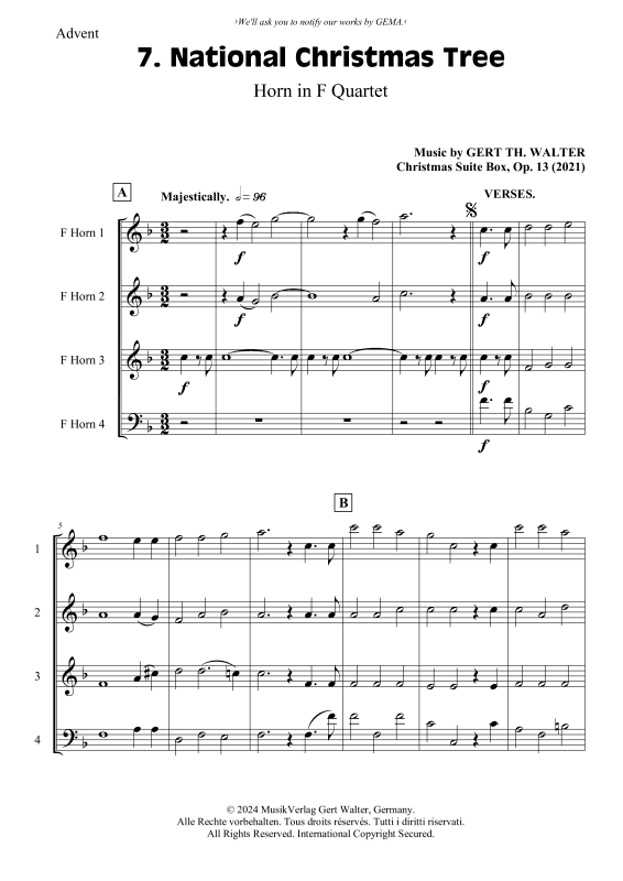 Produktbild zu: National Christmas TreeGert Th. Walter