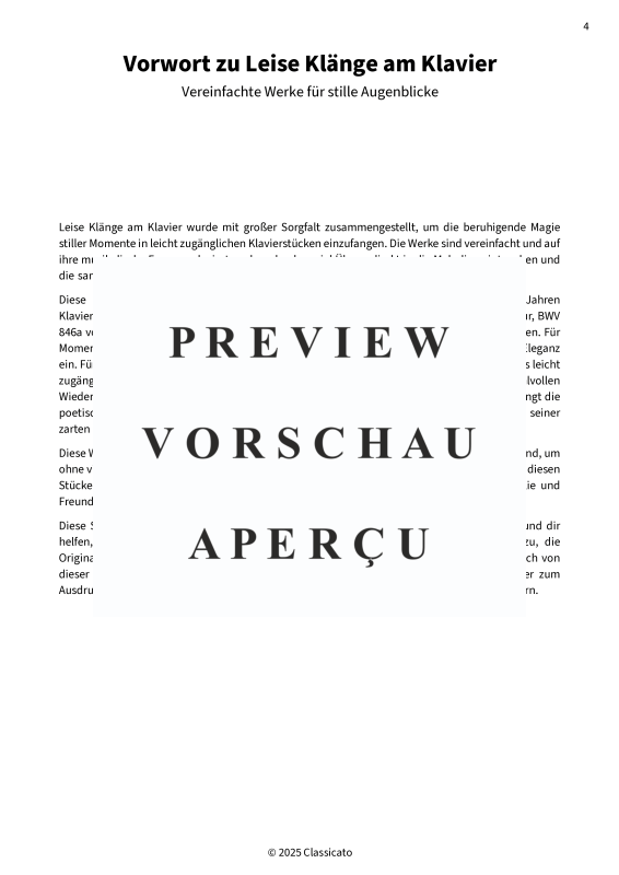gallery: Leise Klänge am Klavier - Vereinfachte Werke für stille Augenblicke, , Klavier Solo