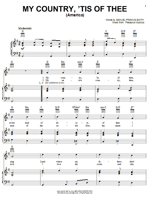Produktbild zu: My Country, 'Tis Of Thee (America)