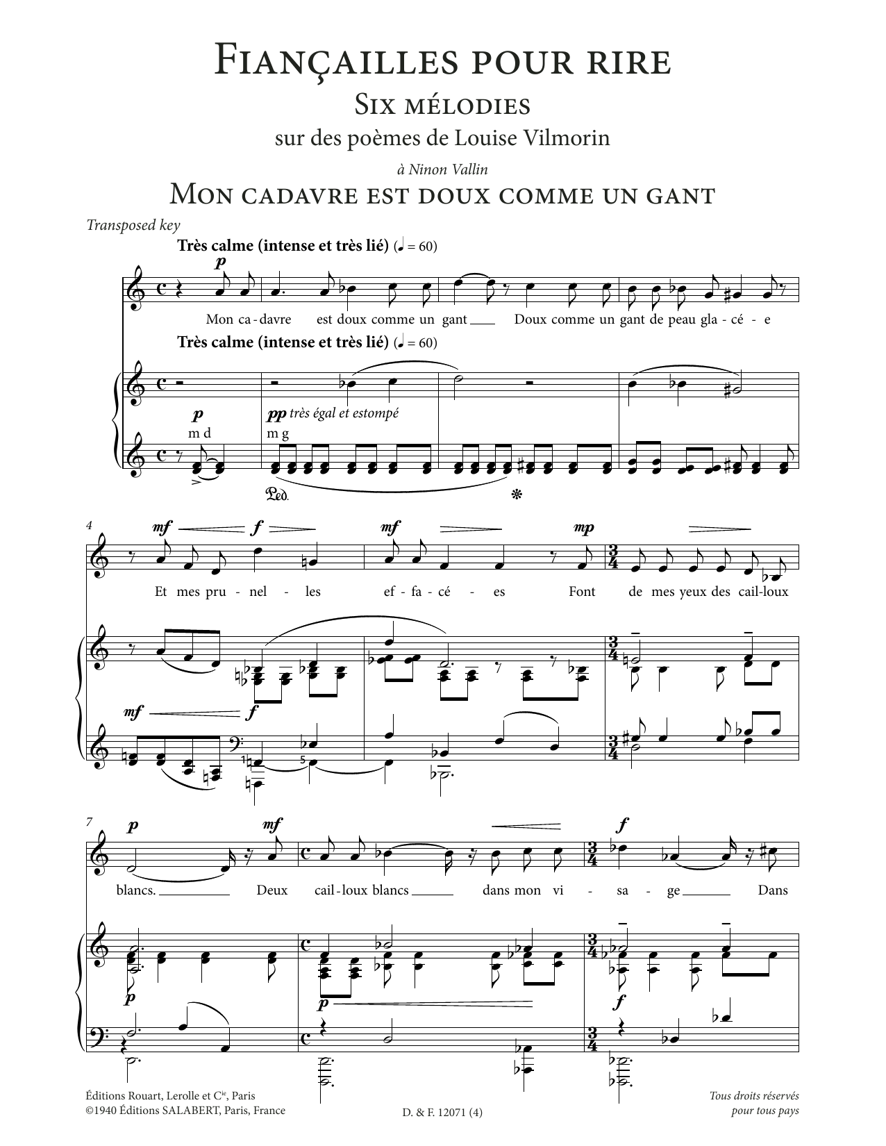 Produktbild zu: Mon cadavre est doux comme un gant (Low Voice)