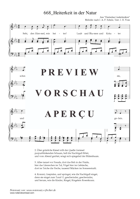 Product picture to: Heiterkeit in der Natur Aus "Deutsches Liederlexikon" A. Härtel (1865)