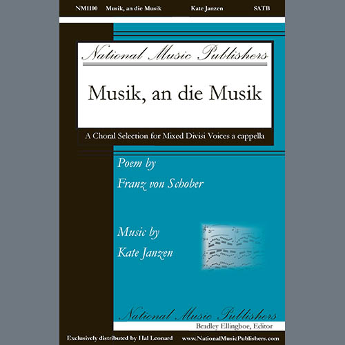 cover: Musik, An Die Musik, Kate Janzen