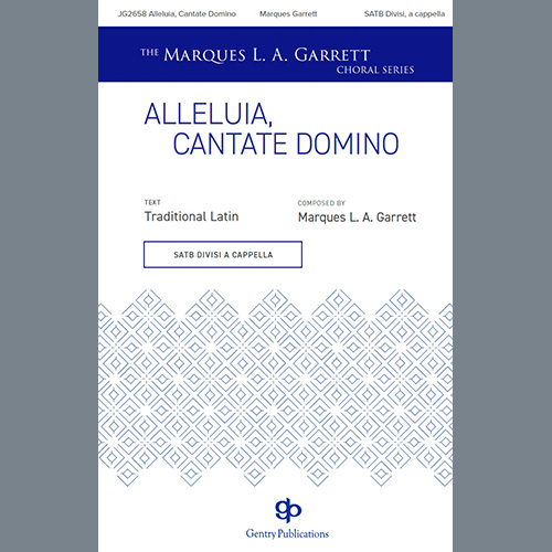 cover: Alleluia, Cantate Domino, Marques L.A. Garrett, Chor