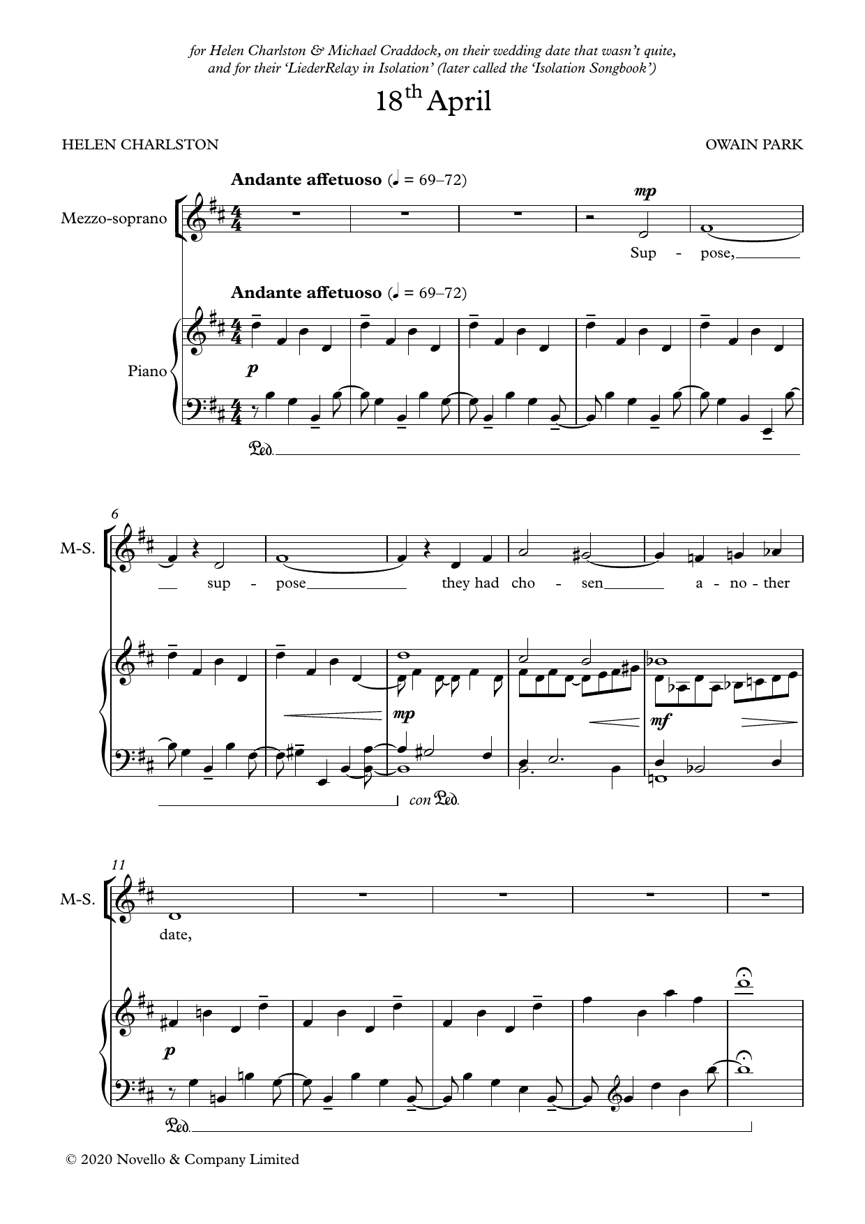 Produktbild zu:  18th April - Owain Park