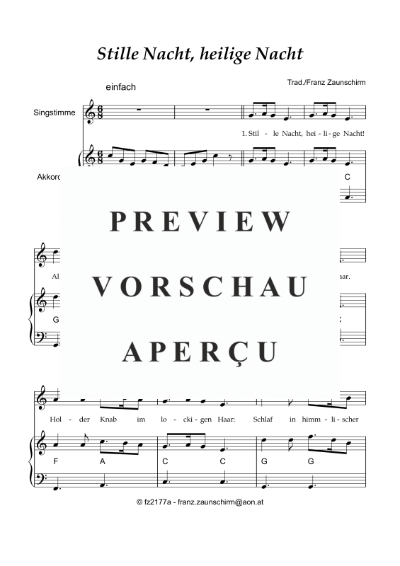 Product gallery: Page 2 of 4 Stille Nacht heilige Nacht, , Accordion and vocals