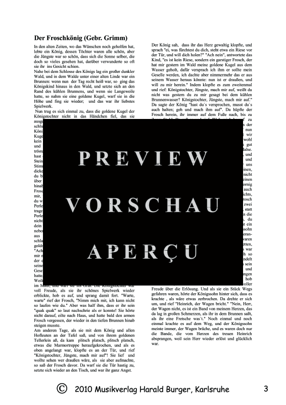 Product gallery: Page 6 of 11 Der Froschkönig (Partitur), , Mixed ensemble wind trio, guitar and speaker