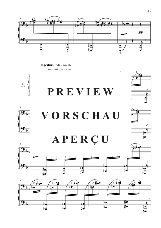 Produktgalerie: Seite 12 von 21 7 Klavierstücke in d , , Klavier Solo