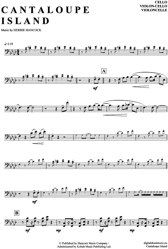 Produktbild zu: Cantaloupe Island Herbie Hancock