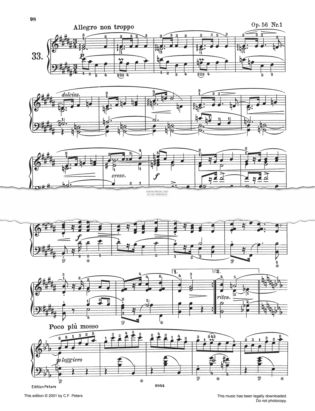Produktbild zu: Mazurkas Op. 56 No. 1