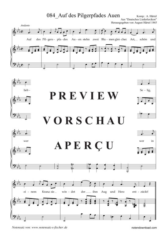 Product gallery: Page 2 of 3 Auf des Pilgerpfades Auen  , , Piano and Voice