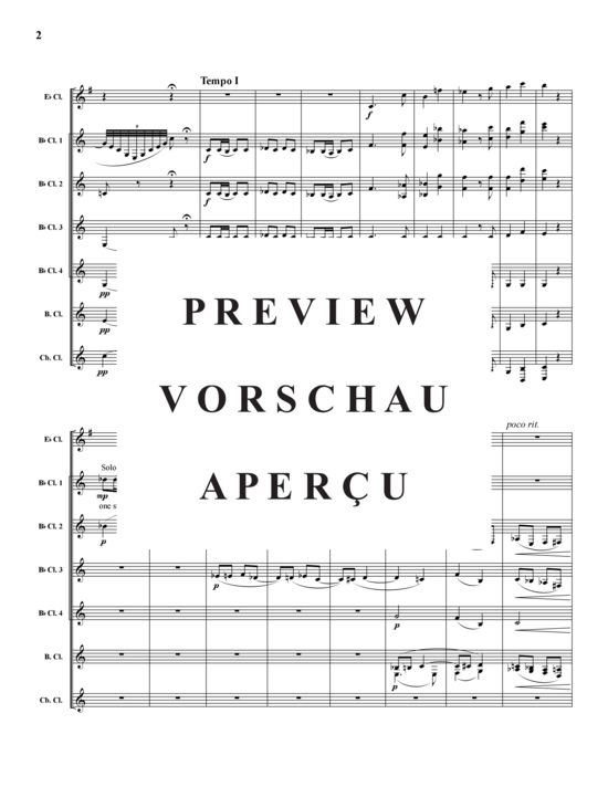 Product gallery: Page 3 of 21 Gypsy Baron Overture , , (clarinet choir)