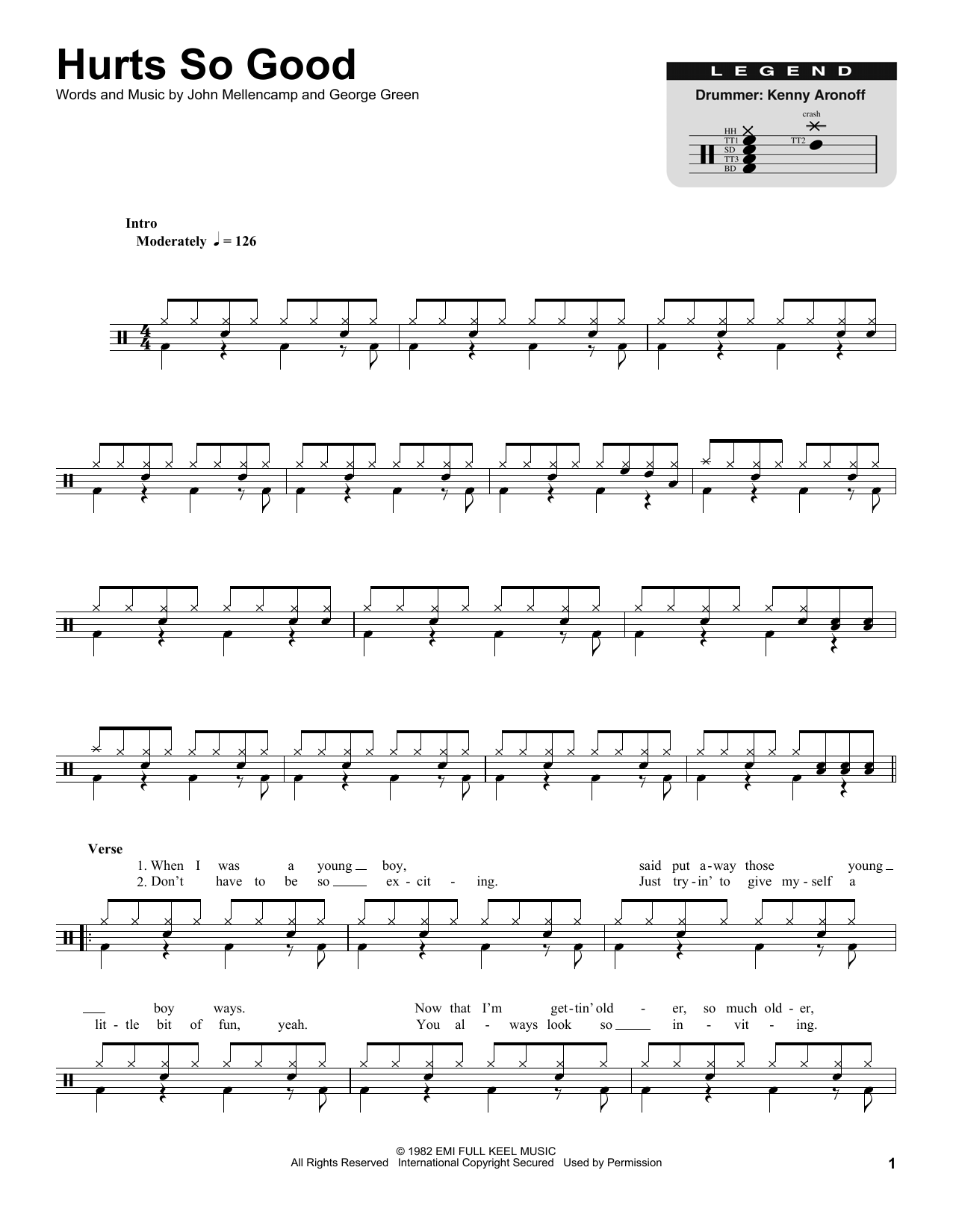 Product gallery: Page 1 of 1 Hurts So Good, John Mellencamp