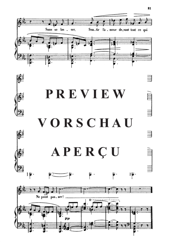 Product gallery: Page 5 of 5 Au bord de l'eau Op.8 No.1, , Medium Voice and Piano