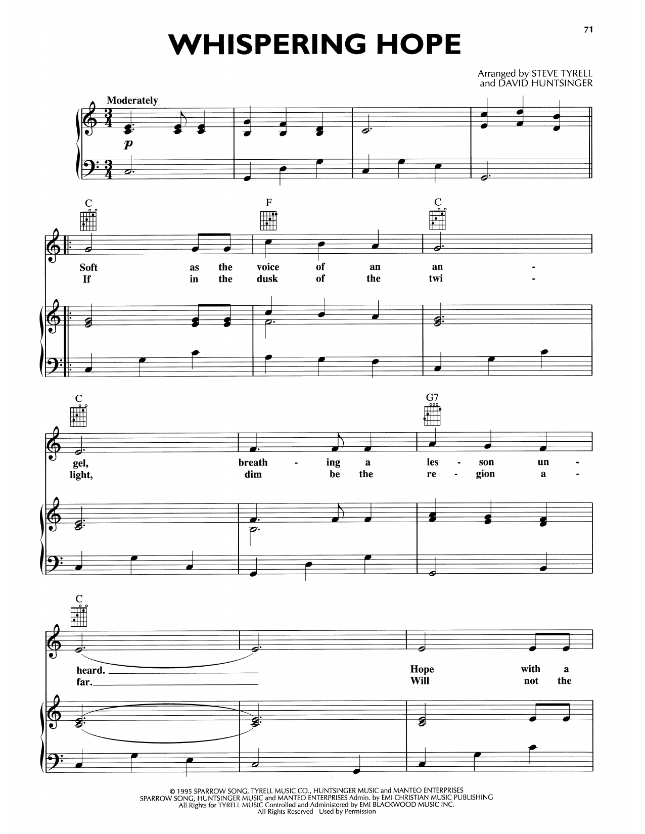 Produktbild zu: Whispering Hope