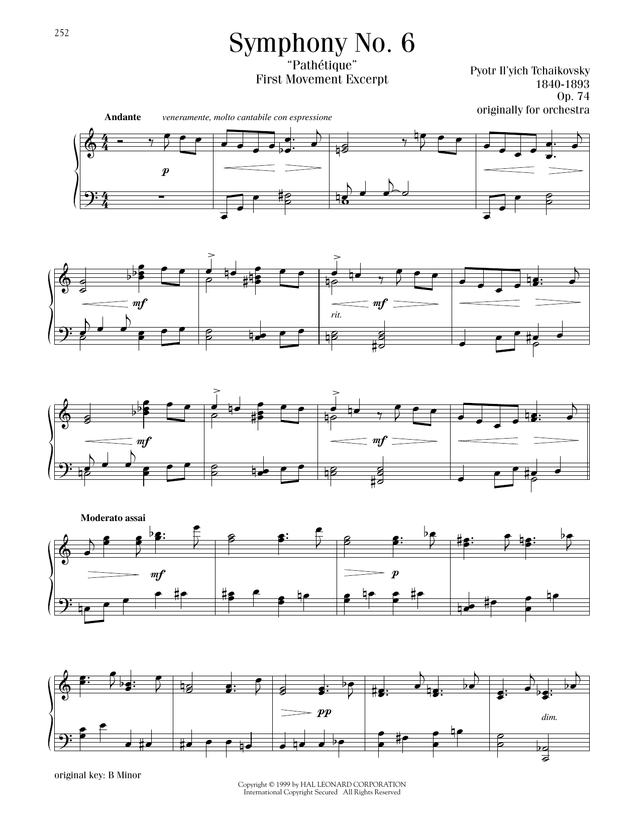 Produktbild zu: Symphony No. 6 in B Minor ("Pathetique")