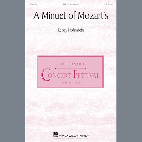 Produktbild zu: A Minuet Of Mozart's