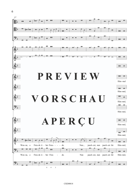 gallery: Freuet euch, ihr Gerechten - Motetto Concertato auf das Weihnachtsfest, , (Gemischtes Ensemble 8 Stimmen, 3 Violinen, 3 Trombonen und BC)