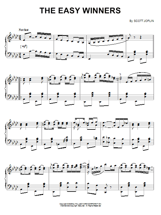 Product gallery: Page 1 of 1 The Easy Winners, Scott Joplin