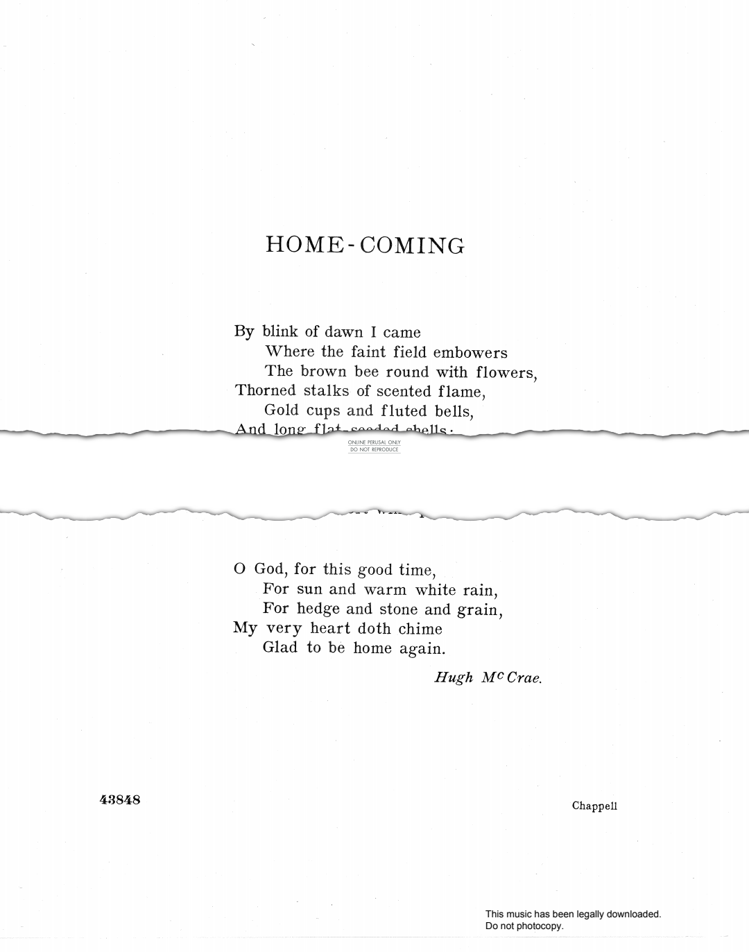 Produktbild zu: Home-Coming