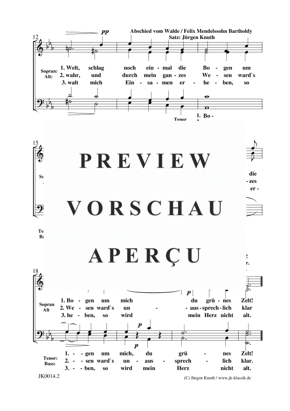 gallery: O Täler weit (Abschied vom Walde), , Gemischter Chor