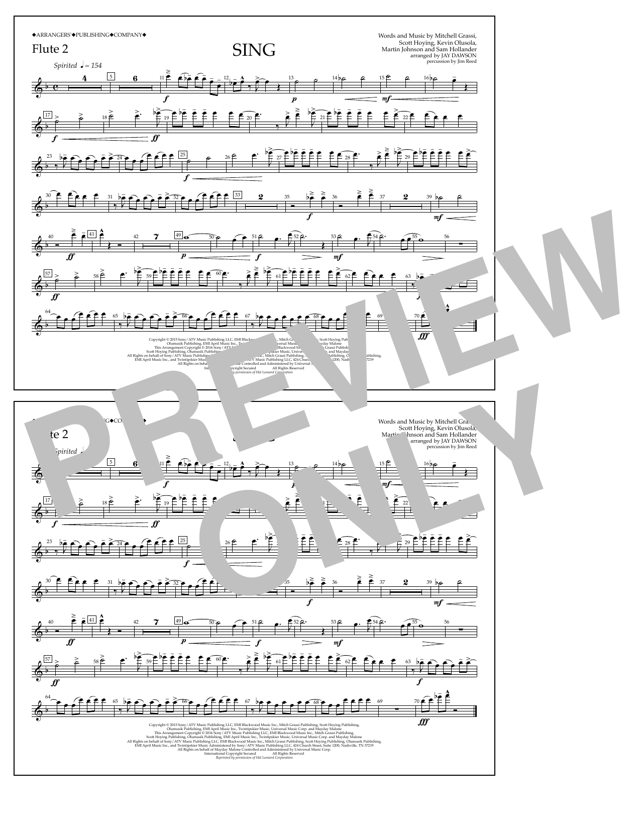 Product picture to: Sing - Flute 2