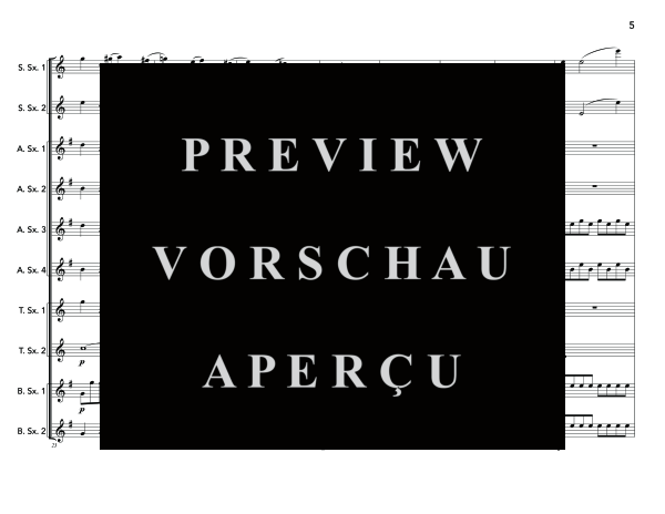 Produktgalerie: Seite 9 von 11 Serenade in B-flat Major, , (Saxophonchor)