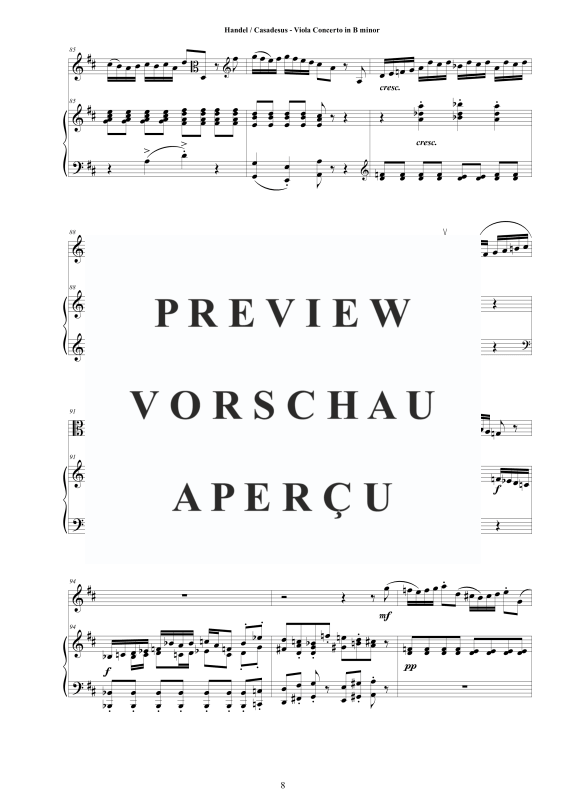 Produktgalerie: Seite 9 von 11 Viola Concerto in B minor, , Viola und Klavier