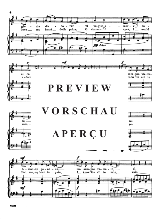gallery: Per la gloria d´adorarvi , Parisotti, Alessandro, (Gesang hoch + Klavier)